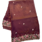 Dusty Pink - Fancy Party Saree with Blouse Piece - UK stock - 24hr Dispatch - LTF4601 07VY26