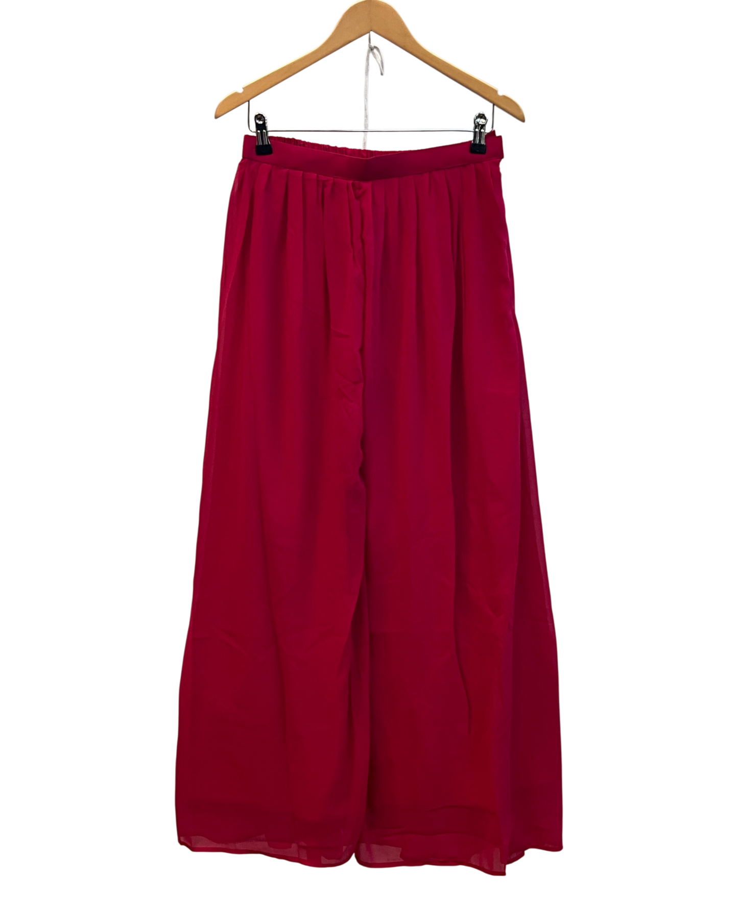 UK 12 / 38" - Fuchsia Pink - Ladies Sharara / Palazzo Trousers Suit - UK Stock - Sangeet / Henna / Weddings - OC76148 TA