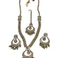 Antique Gold & Stones - Antique Gold Finish Long Necklace set - Bollywood - Weddings - AVON8015 11VY24