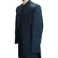 Teal Blue / Green - Stunning Double Layered Mens Sherwani - SHU2504 PC 0325
