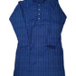 Cobalt Blue - Rich Lucknowi Mens Indian Kurta set with Elasticated smart Pants - Weddings / Walimas , Sangeet, Eid, Mehndi / Henna - KCS1037 VR 0225