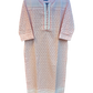 XS to XXXL - Pastel Coral Pink - Lucknowi Cotton Ladies Kameez Top only - Funeral  / Church / Casual - ARV4380 H
