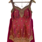 Size 12 (38") - Fuchsia / Magenta Pink - Designer Ladies Medium Length Sleeveless Top Palazzo Trousers Suit - VMK Varuna RA