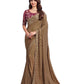 Gold - Chiffon Saree with Fancy Ready made Blouse - SS29013  TV 0624