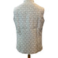 Beige Banarasi Brocade - Premium Mens Indian Waistcoat - UK Stock - 24 hr Dispatch - VNS-JKT23 10KT25)