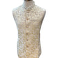 Cream with Lilac & Gold Thread Brocade - Premium Mens Waistcoat - VNS-JKT7910/1 10KJ25