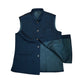 Teal Blue - Self Brocade Indian Mens Waistcoat / Bandi - Bollywood - CS2402 KT 0524