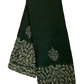 Bottle Green - Chiffon Printed Saree with Blouse Piece - UK stock - 24hr Dispatch - LTF102 07KT26
