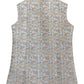 Cream with Pink/Light Blue Brocade - Premium Mens Waistcoat - VNS-JKT7908/2 10KJ25