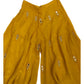 Haldi Yellow - Designer Ladies Short Top Palazzo Trousers Suit - Size 12 (38") - VMK POOJA CP