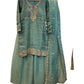 UK 12 / 38" - Sea Green - Ladies Sharara / Palazzo Trousers Suit - UK Stock - Sangeet / Henna / Weddings - DIL13113 TT