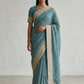 Teal - Fancy Party Saree with Blouse Piece - UK stock - 24hr Dispatch - VFU5410 03VR26