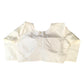 Cream - Silky Saree blouse with cups,  Long Sleeves, High Back - 42" - UK Stock - Quick Delivery - RNK - R231F-A