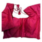 Dark Magenta - HYBRID Silky Saree blouse - With Elastic on both side for Great fit - Size 36",38", 40" S M L  - VAM1216 Ap
