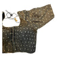 36" & 40" - Black - Banarasi Tissue Saree / Lehenga Blouse - Margin inside for adjustments - X1228 01KK25