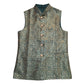 Racing Green - Banarasi Handloom Brocade Mens Waistcoat - UK Stock- Dispatch in 24 hrs - KCS241103 KK
