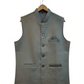 Light Grey - Suede - Mens Indian Waistcoat - UK Stock - 24 hr Dispatch - KCS2601 03KT26