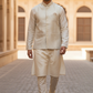 Champagne - Premium Self All Over Embroidered - Mens Indian Waistcoat - UK Stock - 24 hr Dispatch - KCS4787 03KR26