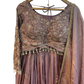 Size UK 14 (40" Bust) Long Sleeves - Pastel Lilac - Silky Lehenga Set - Mehndi / Sangeet / Bridesmaids / Weddings / Garba  - UK Stock - 24h Dispatch - KM- VAN416 07JJ26