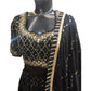 Fully Embroidered Black Lehenga Set - Size 16 & 18 (42"/44") - UK Stock - 24h Dispatch - KTC2423 TT0124