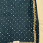 Dark Petrol Blue - Fancy Party Saree with Blouse Piece - UK stock - 24hr Dispatch - SP2609 TV