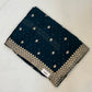 Navy Blue - Fancy Party Saree with Blouse Piece - UK stock - 24hr Dispatch - SP2603 VY