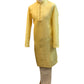 Light Yellow - Fantastic Mens Indian Kurta set - Weddings / Walimas , Sangeet, Eid, Mehndi / Henna - NAD2504 01KR25