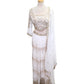 Size 12 / 38" Bust - Off White - Ready Made Lehenga Set - UK Stock - 24h Dispatch - KTC2501 59 TP 0125