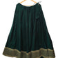 Dark Green - Silky Lehenga Set - Weddings ,Bridesmaids, Sangeet,  Henna, Haldi - 24h Dispatch - AF2414 TT 0624