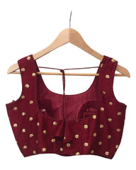 Maroon - Silky Lehenga Set - Weddings ,Bridesmaids, Sangeet,  Henna, Haldi - 24h Dispatch - AF2414 TT 0624