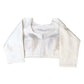 White - Silky Saree blouse with cups,  Long Sleeves, High Back - 42" - UK Stock - Quick Delivery - RNK - R231F-A