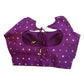 34", 38" & 42" - Purple - Banarasi Brocade Saree / Lehenga Blouse -UK Stock - Quick Dispatch - X767 08Ap25