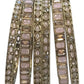 Antique Gold Finish PINK Reverse Stone Bangles (Set of 6) - Mix N Match - SR219R