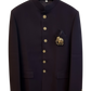 Size 38" Chest - Black - PREMIUM Slim Fit Mens Jute BandhGala / Prince / Chinese Collar Jacket - Fantastic Fit - CS2603 TH