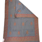 Grey - Soft Art Wool Handloom Woven Stole - (3000PS) 11Cp24 NTC2413