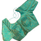 38" & 42" - Sea Green - Banarasi Brocade Saree / Lehenga Blouse -UK Stock - Quick Dispatch - X1126 01A25