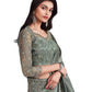 Grey - Chiffon Saree with Fancy Ready made Blouse - SS29016  TP 0624