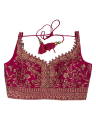 Fuchsia - Designer Ready Made Lehenga Set - Size 10 (12) UK Stock - 24h Dispatch - HINA  KVP 0425