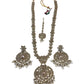Antique Gold & Pearls - Antique Gold Finish Long Necklace set - Bollywood - Weddings - KAJ1047 11KA24