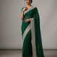 Bottle Green - Fancy Party Saree with Blouse Piece - UK stock - 24hr Dispatch - SP2604 KC