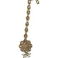 Gold / Neutral - Gold Finish Small Size Tika Head Piece - Indian Ladies Fashion Jewellery - AE2438 11Vp24