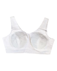 White - Silky Saree blouse with cups,  Sleeveless - 38