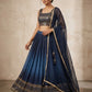 SALE ! Size UK 14 (40") Navy Blue - Lehenga Set - Mehndi / Sangeet / Bridesmaids / Weddings / Garba  - UK Stock - 24h Dispatch - PC2615