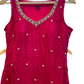 UK 12 / 38" - Fuchsia Pink - Ladies Sharara / Palazzo Trousers Suit - UK Stock - Sangeet / Henna / Weddings - OC76148 TA