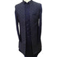 Stunning Double Layered Navy Blue Sherwani -  SHU2312 JY 0923