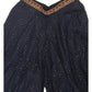 Black - Designer Ladies Short Strap Top Palazzo Trousers Suit - Size 10 (36") - VMK ASIN CT