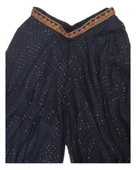 Black - Designer Ladies Short Strap Top Palazzo Trousers Suit - Size 10 (36