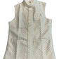 Champagne - Premium Self All Over Embroidered - Mens Indian Waistcoat - UK Stock - 24 hr Dispatch - KCS4787 03KR26