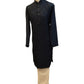 Navy Blue - Sequins -  Mens Indian Kurta set - Weddings / Walimas , Sangeet, Eid, Mehndi / Henna - NAD2508 01KC25