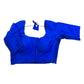 Royal Blue - HYBRID Silky Saree blouse - With Elastic on both side for Great fit - Size 36",38", 40" S M L  - VAM1216 Ap